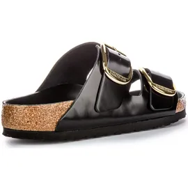 Birkenstock Arizona Big Buckle Damen Ledersandalen in Schwarz – 7 UK - 40 EU - 9/9.5 US / Black - Schwarz - 40