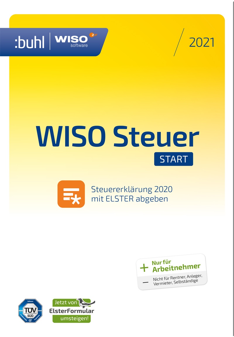 Buhl WISO Steuer-Start 2021 Software
