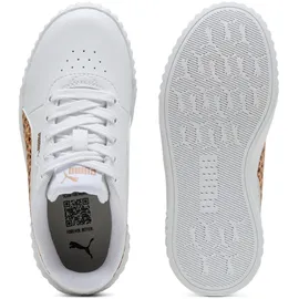 Puma Carina 3.0 Animal Kinder Weiß/Gold 31