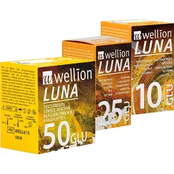 Wellion LUNA Teststreifen GLU - für Blutzuckermessung 50 Stück