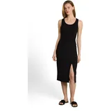 Tom Tailor Kleid Trägerkleid unifarben Schwarz L