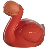 LEONARDO Bambini Flamingo Spardose, 1 Stück, Keramik Sparschwein mit
