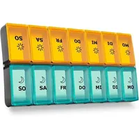 Tablettenbox 7 Tage XL für Vitamine Medikamente Blau