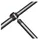 Black Diamond Pursuit Shock 100-125 cm grau-rot