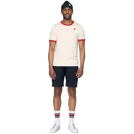 Devold of Norway Archive Ringer Tee Weiß/Chilli XS