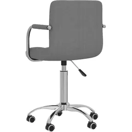 vidaXL Bürostuhl Drehbar Stoff Grau