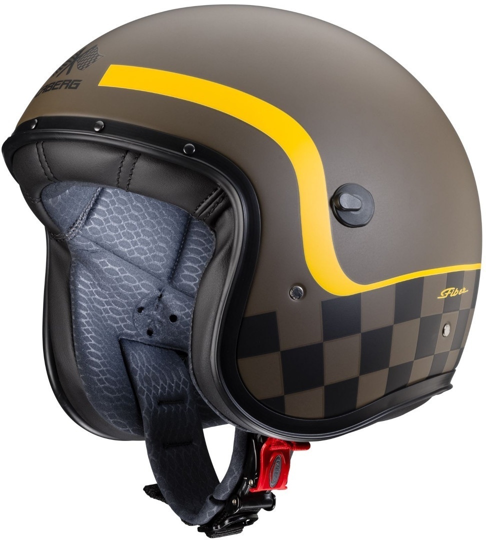 Caberg Freeride Formula Jet Helm, bruin, S