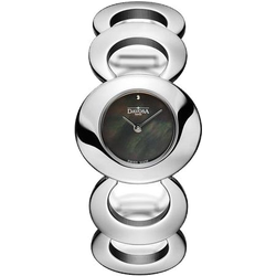 Davosa Ladies Vintage 60s 168.570.55 - perlmutt schwarz,silber - 26mm