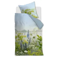 Beddinghouse Bettwäsche »WIldflowers«, Farbe Blau grün Größe 135x200+80x80 Blätter Leafes Natur