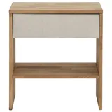 Home Affaire Nachttisch HOME AFFAIRE "Cavan", beige (beige, natur, natur), B:60cm H:65,5cm T:42cm, Tische, Nachttisch, passend zur Boxspringbett-Serie Cavan