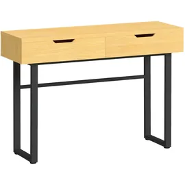 Homcom Konsolentisch 110 x 35 x 76,5 cm Natur