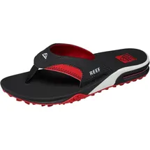 REEF Fanning Pregame Schwarz/Rot 45