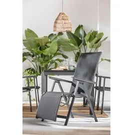 Dehner Relaxsessel Cleveland, ca. 107 x 76 x 60 cm, Aluminium, grau