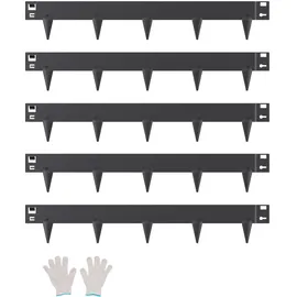 Vevor Rasenkante 990 x 156 x 1,5 mm 5 Stück schwarz