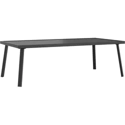 vidaXL Garten Couchtisch Anthrazit 110x55x35cm Stahl