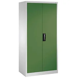 Californian Products CP Stahlschrank 8922-00 S10553 lichtgrau, rededagrün 93,0 x 60,0 x 195,0 cm, aufgebaut