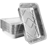30 Stück Aluminium-Backbleche 31x21x5cm für Backen Kochen Grillen Backofen
