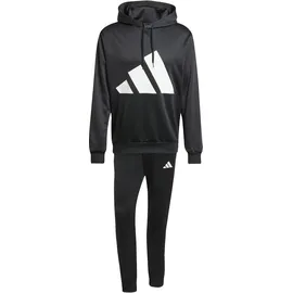 adidas Big Logo French Terry Trainingsanzug Black/White XS