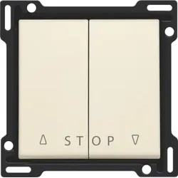 Niko Züblin 100-65918 Abdeckung für Doppel Rollladentaster zur elektronischen Bedienung 10065918