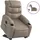 vidaXL Relaxsessel mit Aufstehhilfe Elektrisch Kunstleder 93 x 99,5 x 0 cm Braun