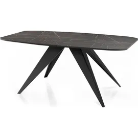 WFL GROUP Foster 160 x 76 x 80 cm schwarz