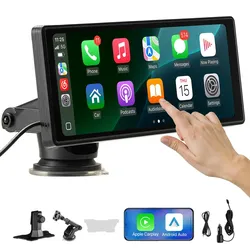 VEVOR Autoradio CarPlay Touchscreen 254mm Apple Android Auto Bluetooth Tragbar