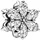 Pandora Funkelndes Herbarium Cluster Charm Silber 792623C01