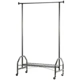 Sconto Rollgarderobe ¦ silber ¦ Metall ¦ Maße (cm): B: 120 H: 181 T: 50.0