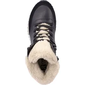 Rieker Schnürboots W0670-00 Damen 31363833333133 Schwarz 40 EU - Grau