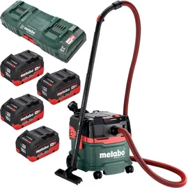 Metabo AS 36 18 L 20 PC Akku Nass Trocken Sauger 36 V 2x 18 V 20 L 4x LiHD Akku 10,0 Ah