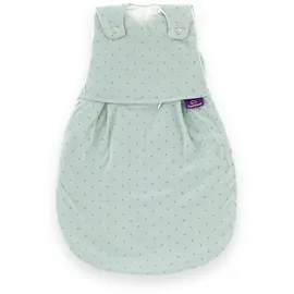 Träumeland Babyschlafsack Außenschlafsack LIEBMICH Twister, in den Größen 50/56-80/83 cm blau 56 cm