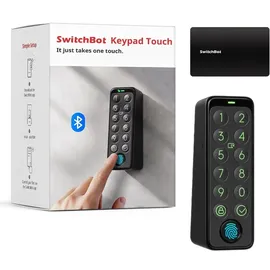 SwitchBot Keypad Touch Tastenfeld mit Fingerabdruckleser 2 St.