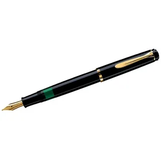 Kolbenfüller schwarz/gold B (breit)