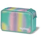 ergobag Maxi Mäppchen Set 40-Teilig, Lyra Bunt- und Filzstifte, Kleingeld Fach, Lineal, Schere ZauBärwelt - Mint