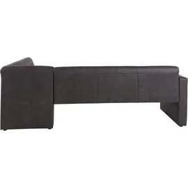 exxpo - sofa fashion Barista 197 x 82 x 265 cm Luxus-Microfaser langer Schenkel links elephant