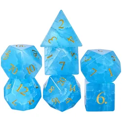 Glaswürfel Lightning Blue