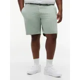 Tommy Hilfiger Big & Tall Chinoshorts "BT-DENTON 9.5 ESS TWILL-B", Herren, Gr. 46, N-Gr, minty grau, Web, Obermaterial: 97% Baumwolle, 3% Elasthan, TOMMY HILFIGER BIG & TALL, ca. Mitte Knie, Hosen Chinoshorts, Twill, slim fit, Große Größen
