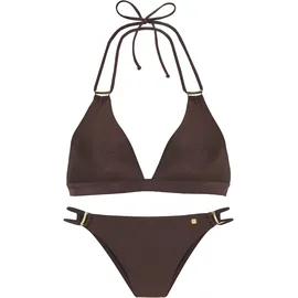 JETTE Triangel-Bikini Damen Braun 42 Cup A/B