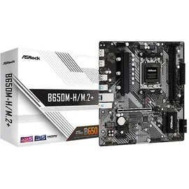 ASRock B650M-H/M.2+ Mainboard AMD B650 Sockel AM5 mATX