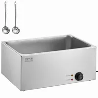 Vevor Speisenwärmer Chafing Dish Gastronormbehälter 18L 1200W Buffet Catering