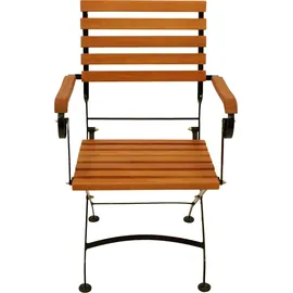 DEGAMO Gartenstuhl HOFGARTEN 56 x 0 x 87 cm braun 2 St.