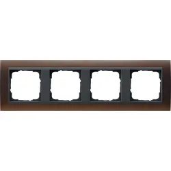 GIRA Event Opak, Anthrazit, Braun, Schraubenlos, Jede Marke, 90 mm, 303,9 mm, 1,