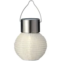 Lumineo Lampion Nylon 7x9cm Solar LED warmweiß