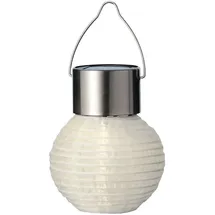 Lumineo Lampion Nylon 7x9cm Solar LED warmweiß
