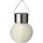 Lumineo Lampion Nylon 7x9cm Solar LED warmweiß
