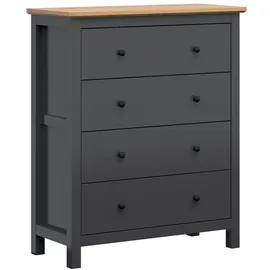 petits-meubles Kommode Duck 101 x 120 x 44 cm Anthrazitgrau
