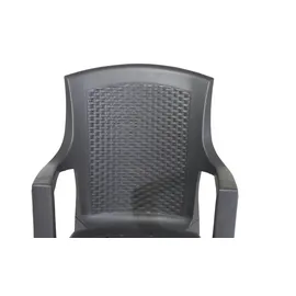 PROGARDEN Eden Stapelstuhl 62 x 60 x 89 cm anthrazit 4er Set