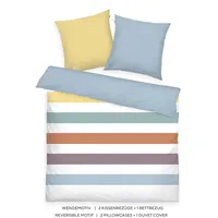 Herding TOM TAILOR Bettwäsche-Set Colored Stripes (multi Color)