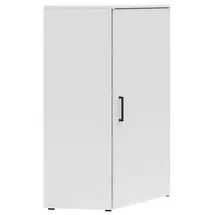 MULTISTAURAUM Eckkommode 71,5 x 115 x 71,5 cm Weiß