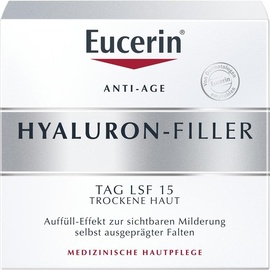Eucerin Hyaluron-Filler Tagespflege Creme für trockene Haut LSF 15 50 ml